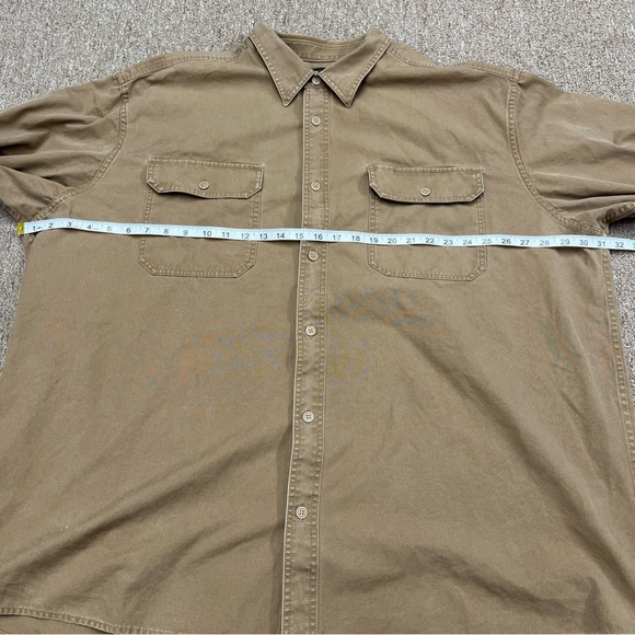 Cabela’s Thick Cotton Canvas Shirt Mens 3XL Tall Pockets Work Fishing Chore Barn - Picture 5 of 8